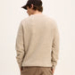 The Goodpeople trui Kiosk kleur 3101 beige melange