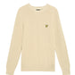 Lyle & Scott trui KN2303 kleur X865 lgrey taupe
