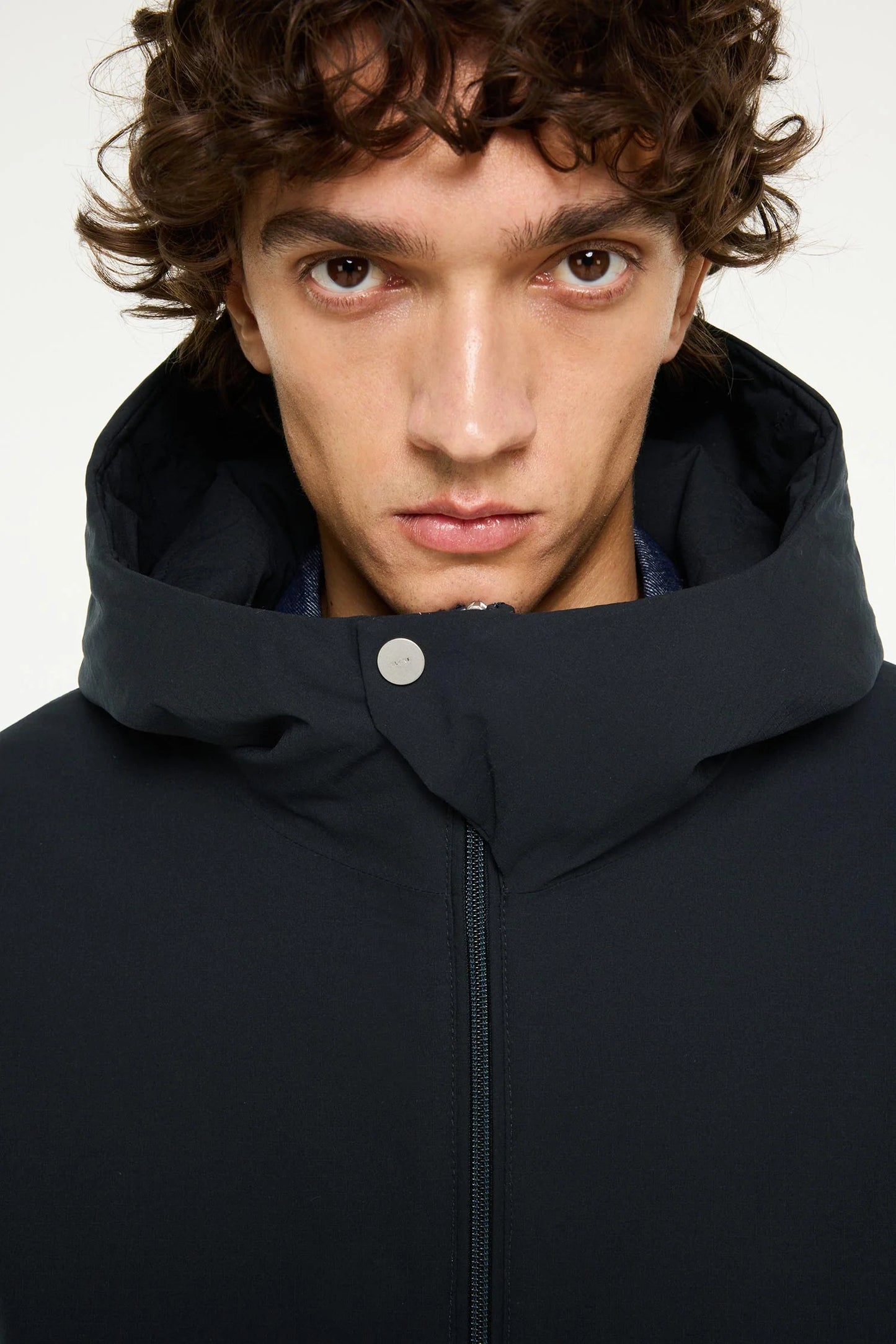 Elvine parka Letho kleur navy