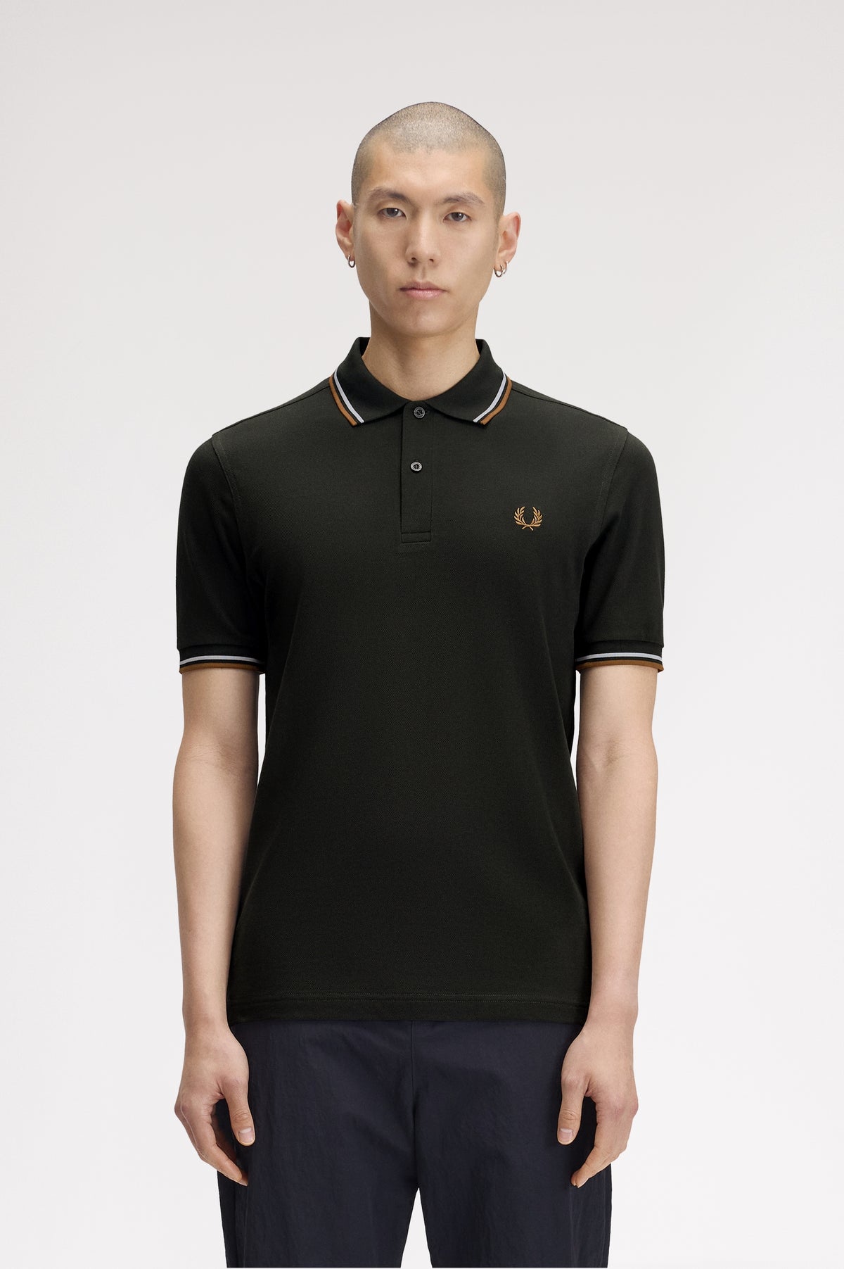 Fred Perry polo M 3600 knitted polo kleur 78C