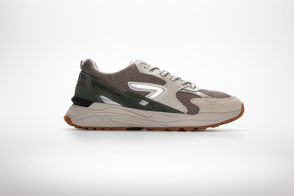 Hub sneaker Grid almond brown