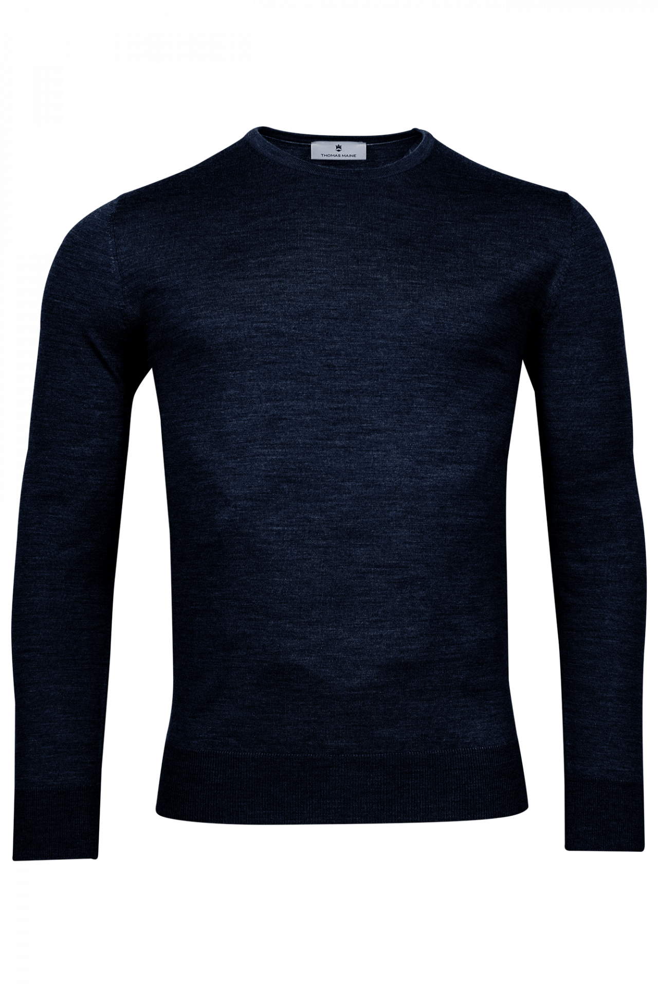 Thomas Maine trui crew neck NOS82 TM 100 kleur 60 navy