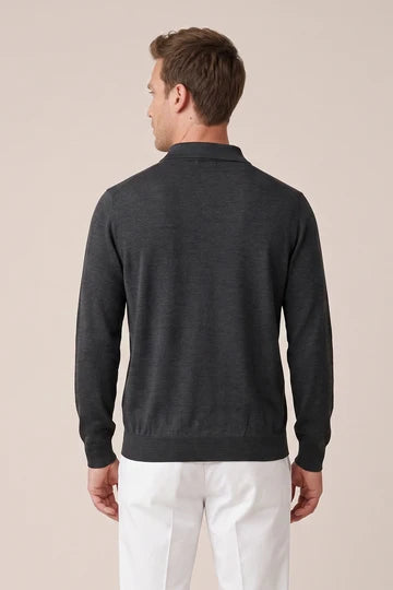 Thomas Maine polo NOS 83 TM 100 kleur 90 zwart
