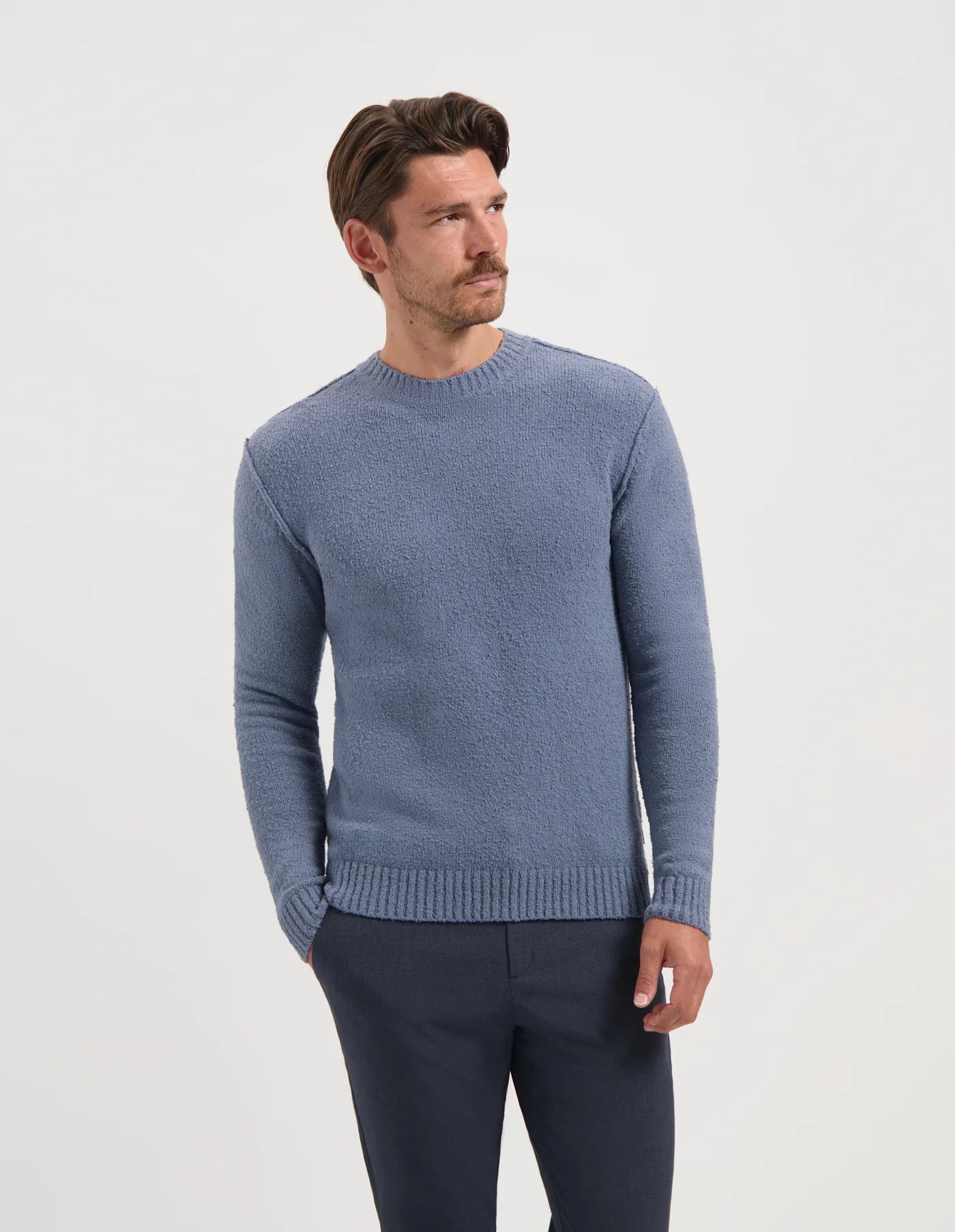 Saint Steve trui ALLARD kleur country blue