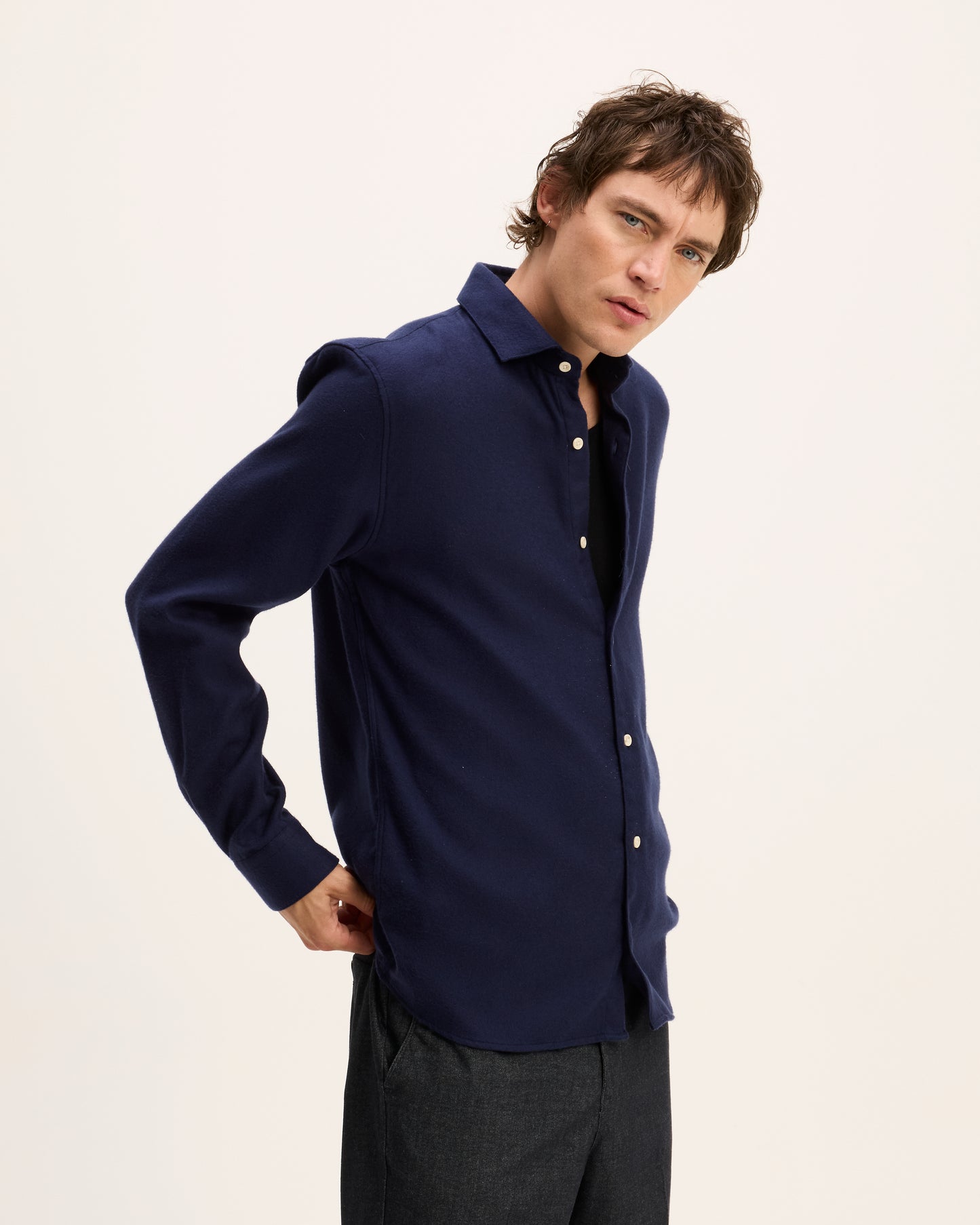 The Goodpeople hemd STORM kleur 7800 navy