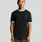 Lyle & Scott tshirt contrast TS 2201 V kleur W189 zwart