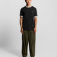 Lyle & Scott tshirt contrast TS 2201 V kleur W189 zwart