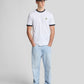 Lyle & Scott tshirt contrast TS 2201 V kleur X187 wit