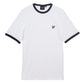 Lyle & Scott tshirt contrast TS 2201 V kleur X187 wit