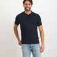 Saint Steve knitted polo Chris kleur navy