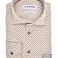 Ledub hemd 074.640 bruine print