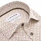 Ledub hemd 074.640 bruine print